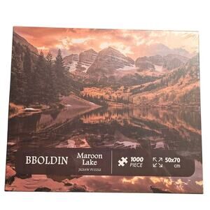 Jigsaw Puzzle Maroon Lake CO Rocky Mountains BBOLDIN 1000 Pc 50x70cm New Sealed